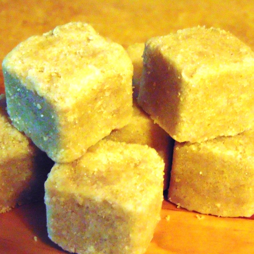 orange lavender sugar cube scrubs